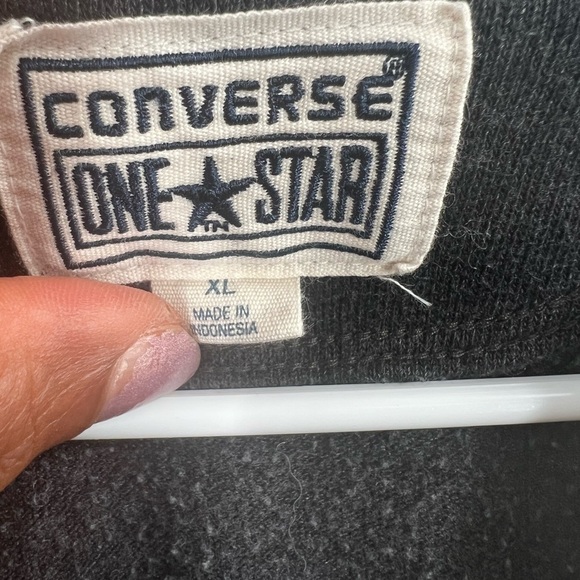 Converse grey pullover shirt size XL - Picture 5 of 9